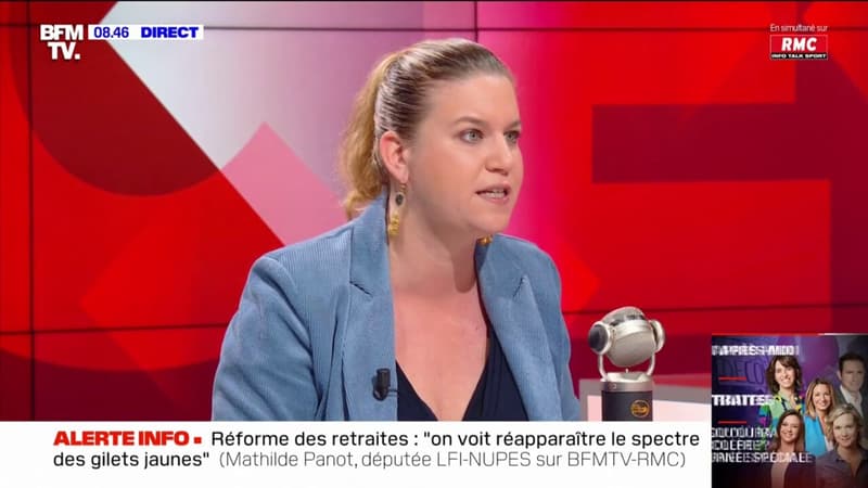 10e mobilisation contre la réforme des retraites: Mathilde Panot appelle les manifestants 