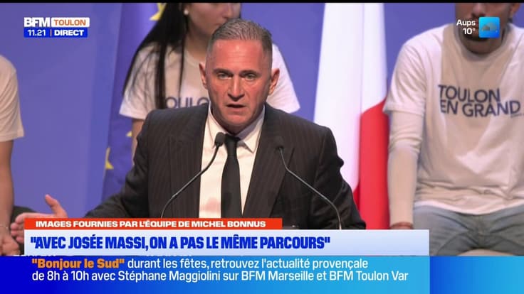 Municipales 2026 à Toulon : Michel Bonnus attaque la maire sortante Josée Massi