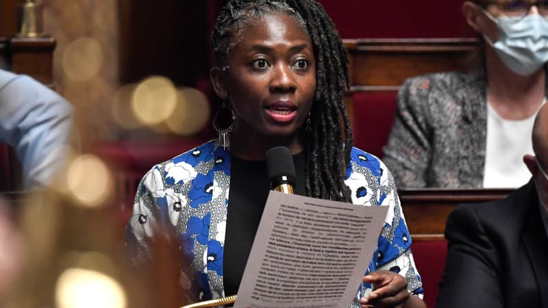 Danièle Obono à l'Assemblée nationale en juillet 2020.