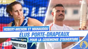 Jeux Olympiques : Robert-Michon et Manaudou porte-drapeaux de la France