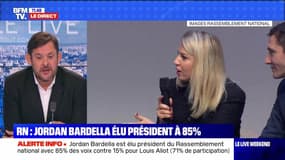 Jordan Bardella, élu président du parti RN à 85% - 05/11