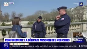 Confinement: la délicate mission des policiers parisiens