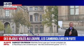 Cambriolage au Louvre: "Il n'y a pas eu de violences [...] Visiblement, on a affaire à de très grands professionnels", déclare Ariel Weil, maire PS de Paris Centre