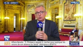 Sénat/Elysée: pour le sénateur Pierre Laurent, "le gouvernement est extrêmement gêné"