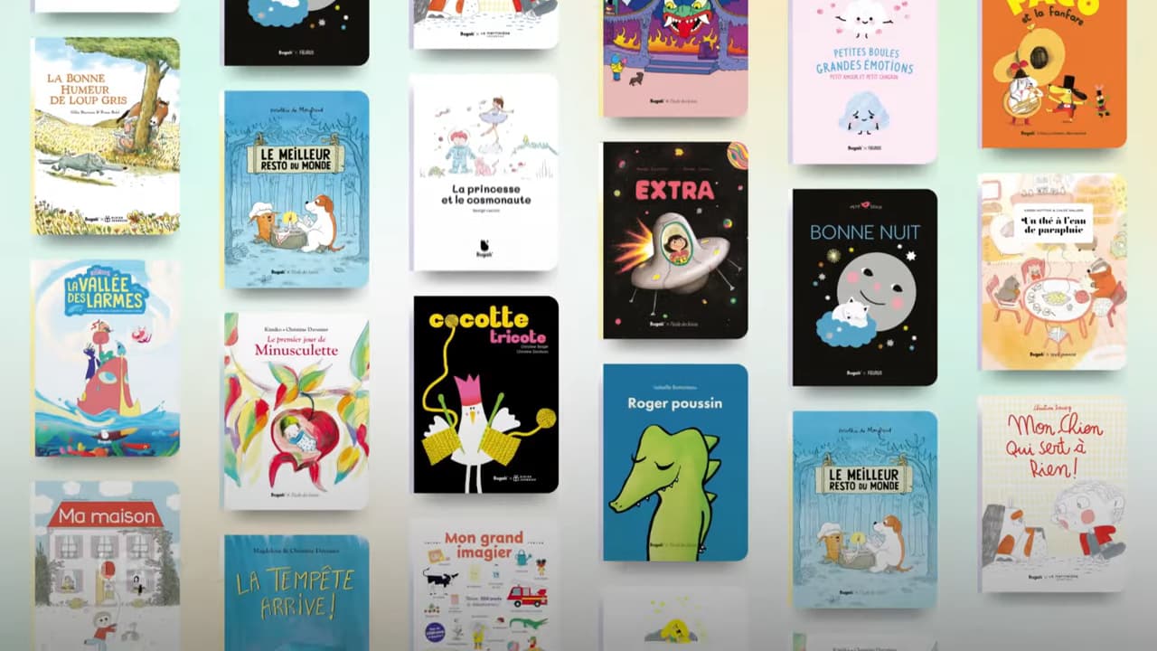 La bibliothèque de la console de lecture Bugali compte 25 livres au lancement.