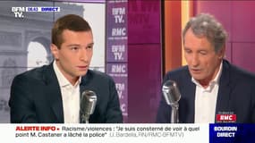 Castaner est "A plat ventre devant des minorités qui hurlent leur haine de notre pays" dit Bardella
