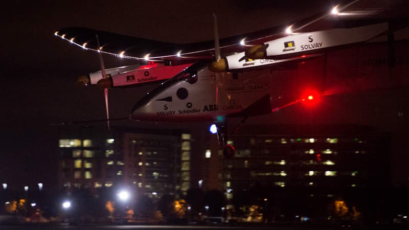 L'avion solaire Solar Impulse 2, le 23 avril 2016.