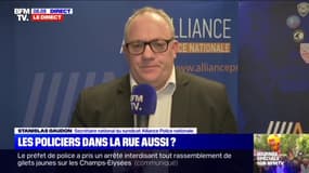 Stanislas Gaudon (Alliance Police nationale): "Nous fermons les commissariats de manière symbolique" en soutien à la grève