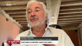 Franck Provost: "Il y aura une augmentation sur la prestation complète" due au coût du kit d'hygiène