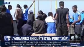 L'Aquarius avec 141 migrants à son bord est à la recherche d'un port d'accueil