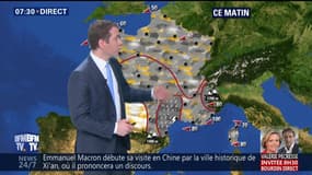 La météo pour ce lundi 8 janvier 2018
