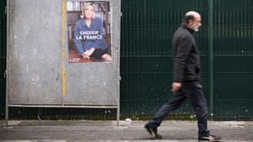 Affiche de campagne de Marine Le Pen pour la présidentielle de 2017
