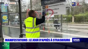 Manifestations: le jour d'après à Strasbourg