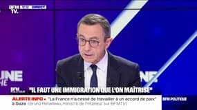 Immigration: Bruno Retailleau annonce avoir négocié des "accords bilatéraux" avec "une demi-douzaine de pays" pour qu'ils "acceptent des ressortissants"