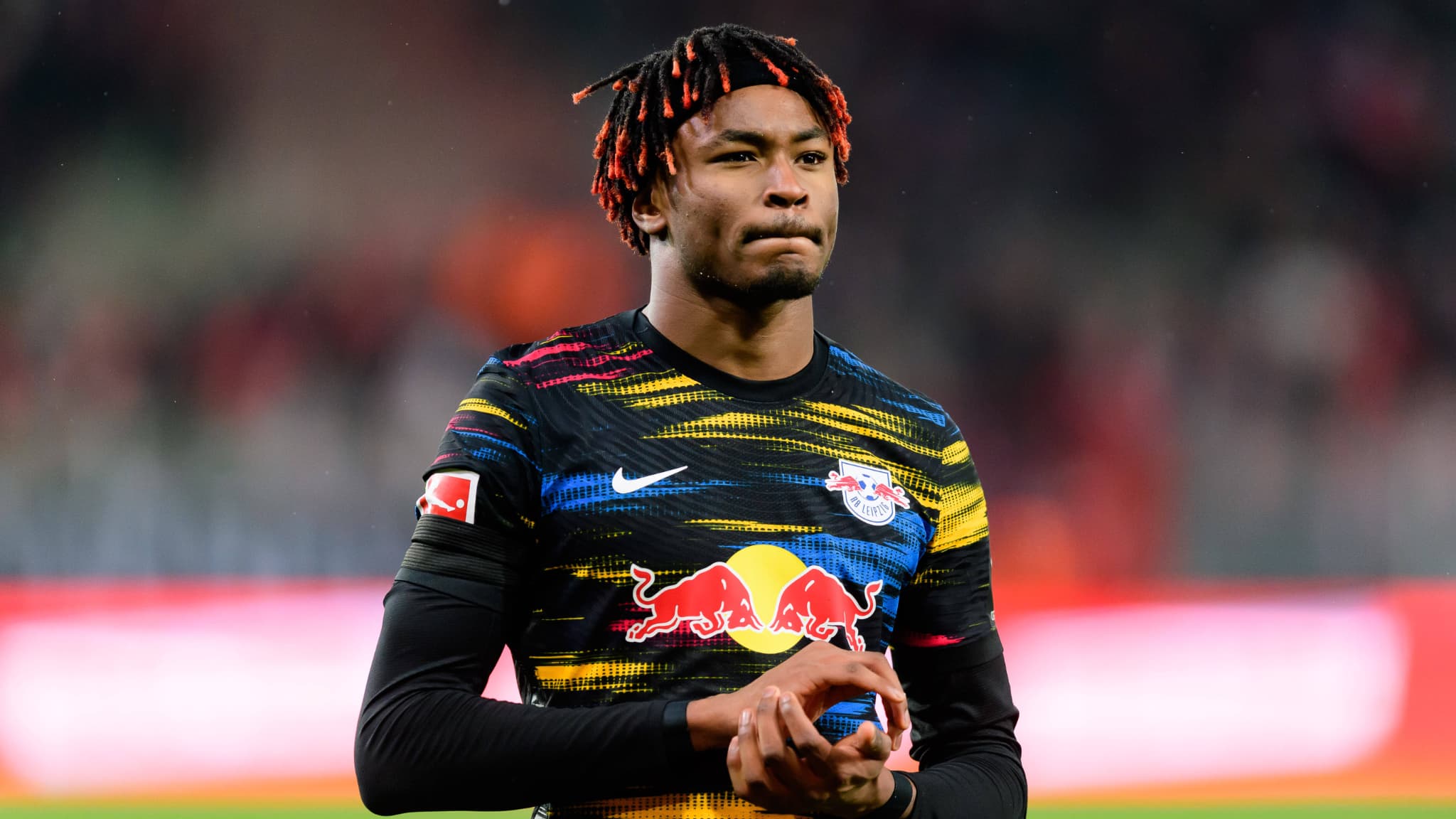 Mohamed Simakan avec Leipzig