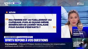 Ma femme est au chômage. Puis-je bénéficier de l'arrêt pour garde d'enfants ? BFMTV vous répond