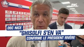 L1 - Nice: Rivère confirme le départ de Ghisolfi (à la Roma)