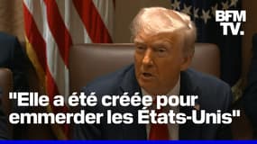 "Créée pour emmerder les États-Unis", Donald Trump veut imposer 25% de droits de douane à l'UE