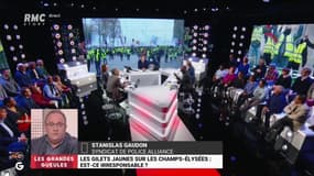 "On ne comprend pas qu'il y ait autant de violences contre les forces de l'ordre alors qu'on est là pour sécuriser les manifestations"