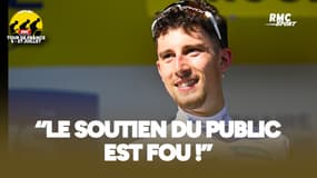 Tour de France : "Ce soutien du public est fou", Vauquelin en plein rêve