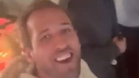 Harry Kane celèbre le titre de Bundesliga du Bayern, le 4 mai 2025.
