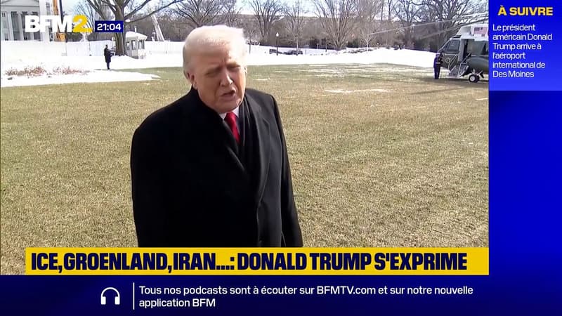 Donald Trump qualifie de "très triste" la mort de l'Américain tué par des agents fédéraux à Minneapolis