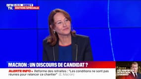 Ségolène Royal sur l'allocution d'Emmanuel Macron: "Il y a une utilisation d'un moment solennel qui est normalement réservé aux grandes crises"