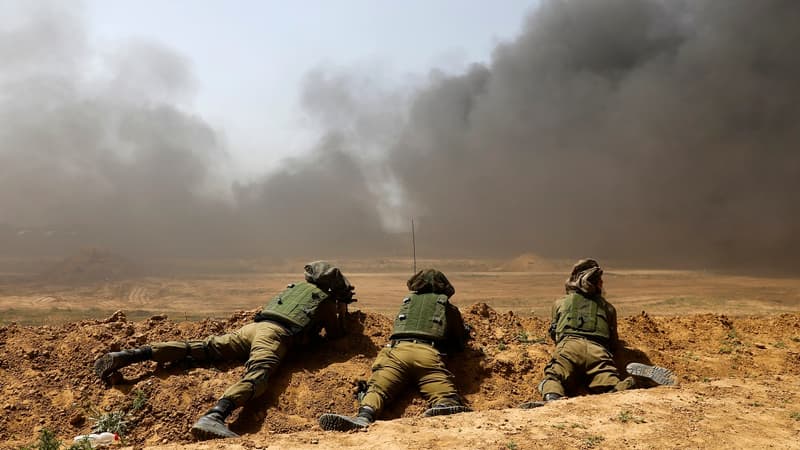 Des soldats israéliens déployés à la frontière