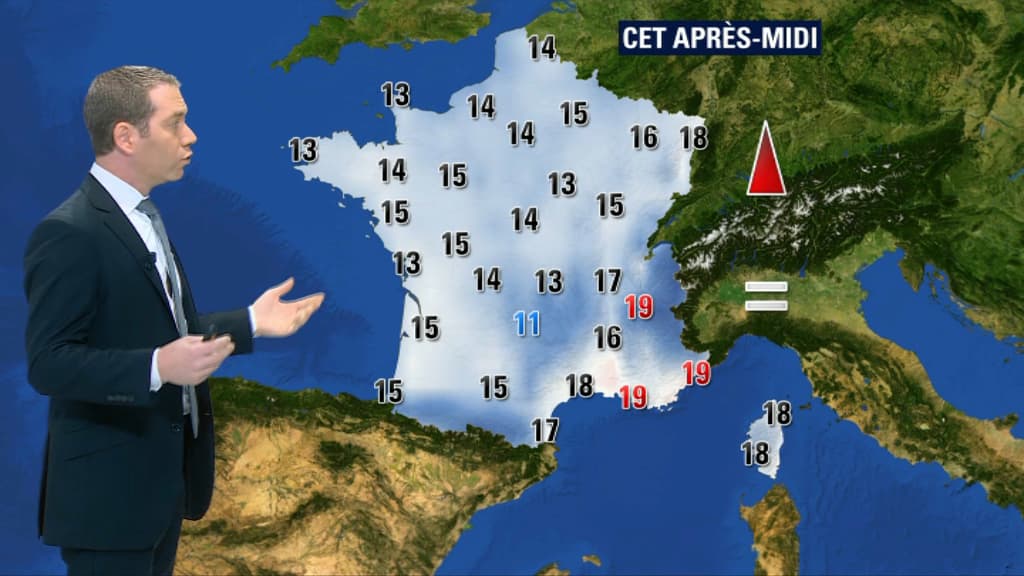 Températures pour le mardi 1er mai 2018. Températures pour le mardi 1er mai 2018.