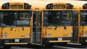 Bus de ramassage scolaire aux Etats-Unis