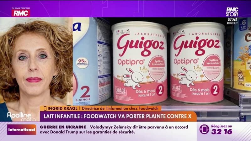 Lait infantile : FoodWatch va porter plainte contre X