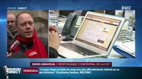 Denis Gravouil, responsable conféderal de la CGT juge "indispensable" la mise en place d'un bonus-malus pour le limiter le recours aux contrats courts 