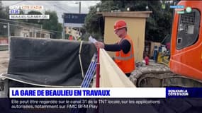 Les travaux de mise en conformité de la gare de Beaulieu-sur-Mer se poursuivent