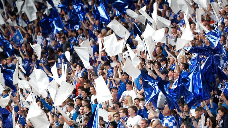 Des fans de Leicester