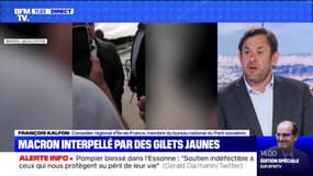 Macron interpellé par des gilets jaunes - 15/07