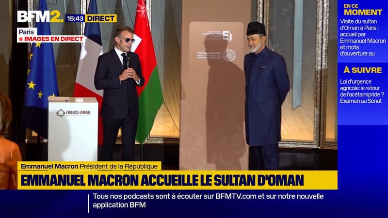 Économie: "Nous voulons clairement établir avec vous un partenariat très spécial", assure Emmanuel Macron au sultan d'Oman