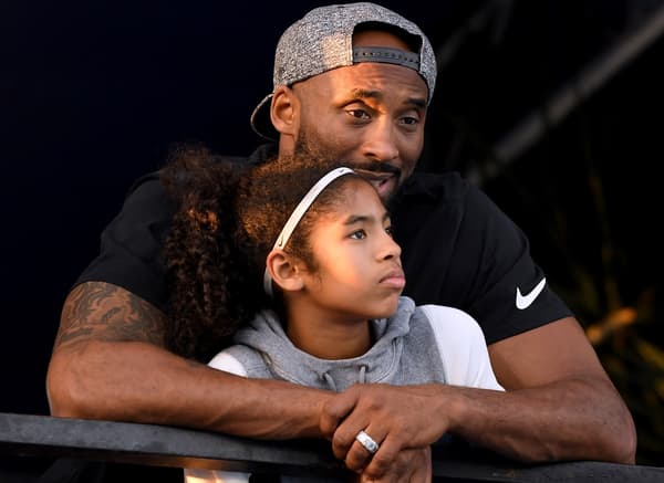 Kobe Bryant et sa fille Gianna en 2018