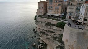 Vue de Bonifacio, en Corse-du-Sud le 17 septembre 2024