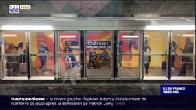Paris: le street art à l'honneur à la station châtelet 