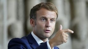 Emmanuel Macron à Paris le 7 septembre 2021