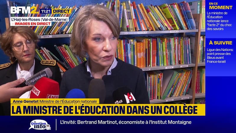 Propos de Sarkozy sur les enseignants: la ministre de l'Éducation fait part de son 