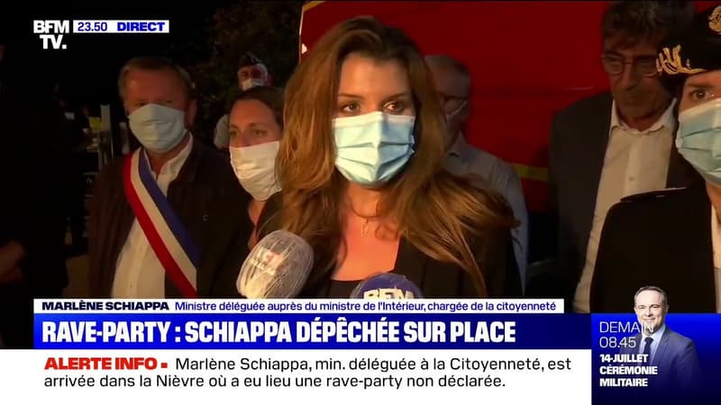 Marlène Schiappa: "Les mesures barrières ne sont pas une option, même quand on fait la fête"