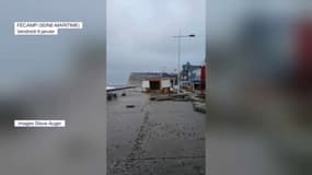 À Fécamp et Dieppe, les stigmates de la tempête Goretti sur le front de mer