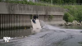 Ce champion de wakeboard a pris Paris et sa région en vaste terrain de jeu 