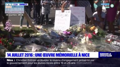Nice a lancé un appel d'offre pour qu'une œuvre mémorielle soit érigée sur la promenade des Anglais en mémoire des 86 victimes de l'attentat du 14 juillet 2016