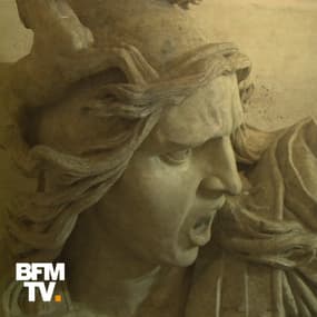 Endommagé le 1er décembre dernier, l'Arc de Triomphe a été restauré