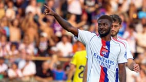 L'Anglais Ainsley Maitland-Niles lors d'un match amical avec l'OL contre Getafe, le 9 août 2025