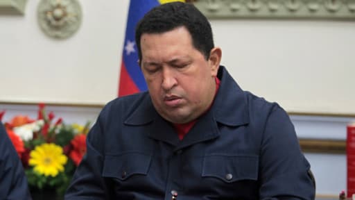 Le président vénézulien Hugo Chavez