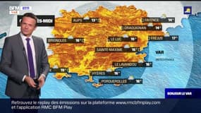 Météo Toulon Var du 8 novembre: des rafales de vent et un temps instable ce lundi, jusqu'à 19°C à Toulon