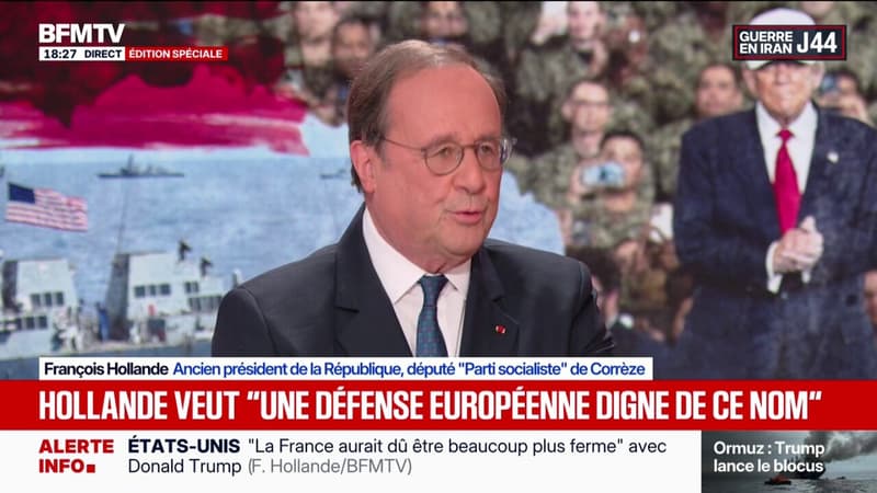 "La Russie est dans une posture agressive", juge François Hollande, ancien président de la République